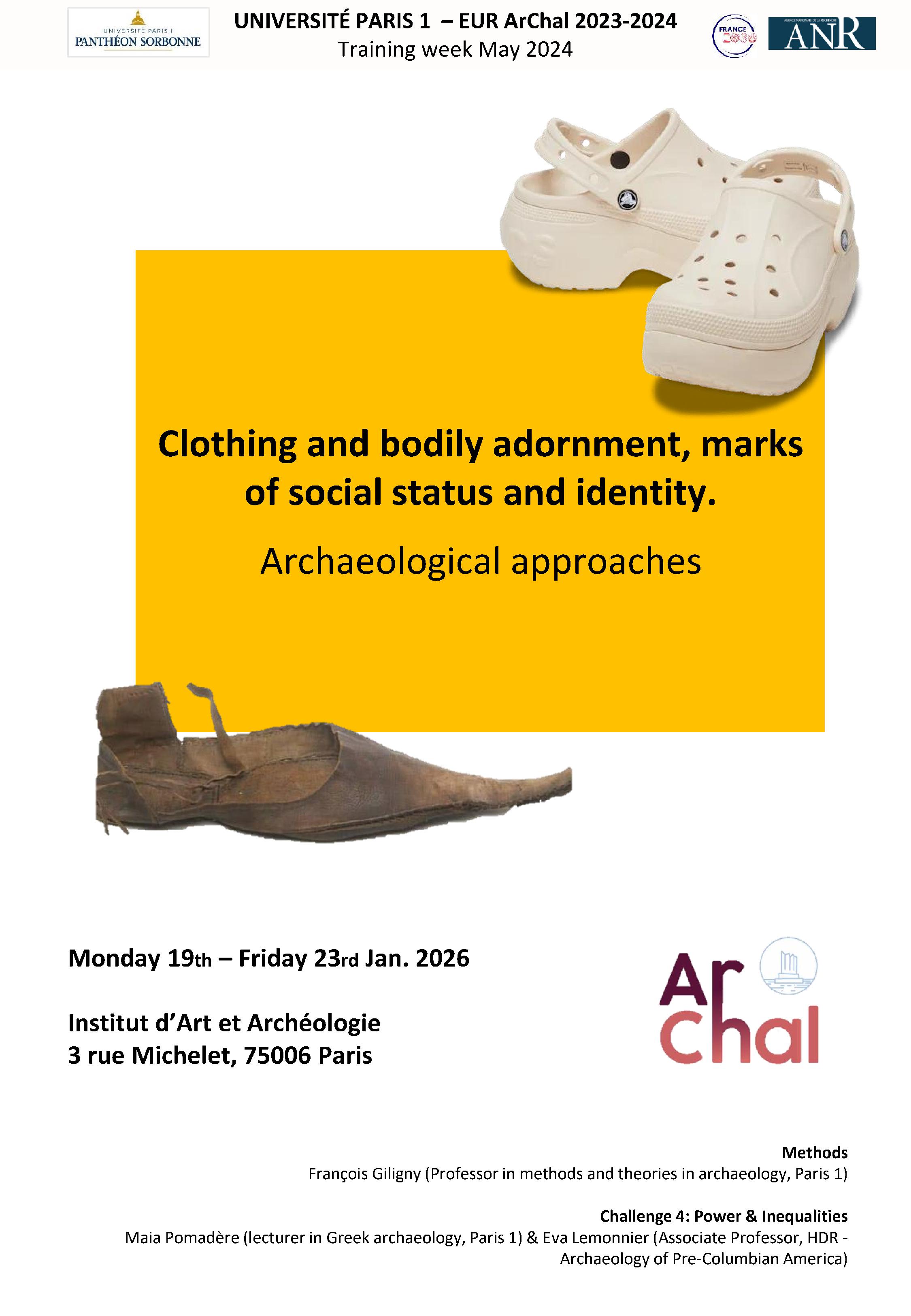 Teaching week Master - January 2026 Paris - Axe - EUR ArChal